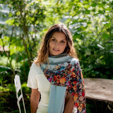 Petrusse Foulard en Laine Cascade Bleu Ciel