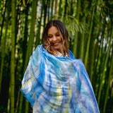 Petrusse Carre Coton 130 - Froufrou Bleu