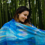 Petrusse Carre Coton 130 - Froufrou Bleu