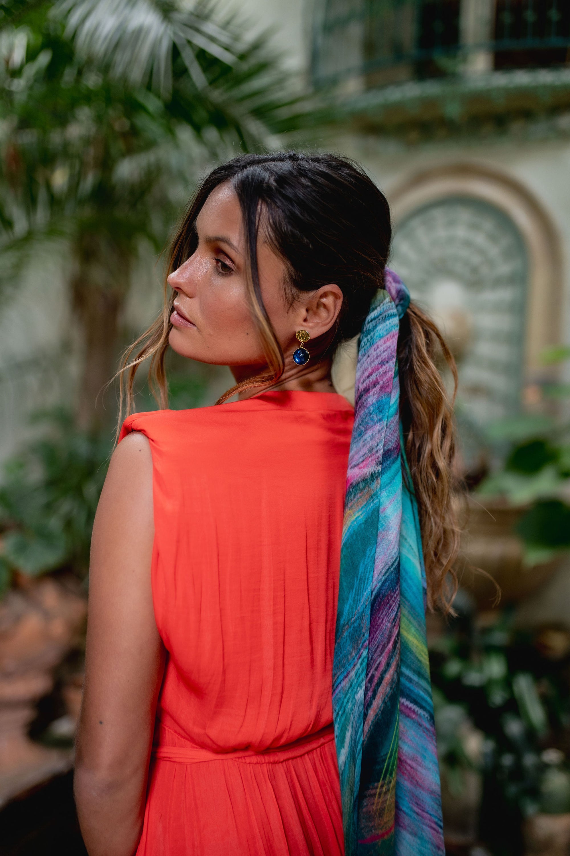 CARRE COTON 130 - FROUFROU EMERAUDE