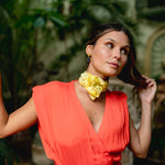 Petrusse Carre Soie 65 - Maya Mini Jaune