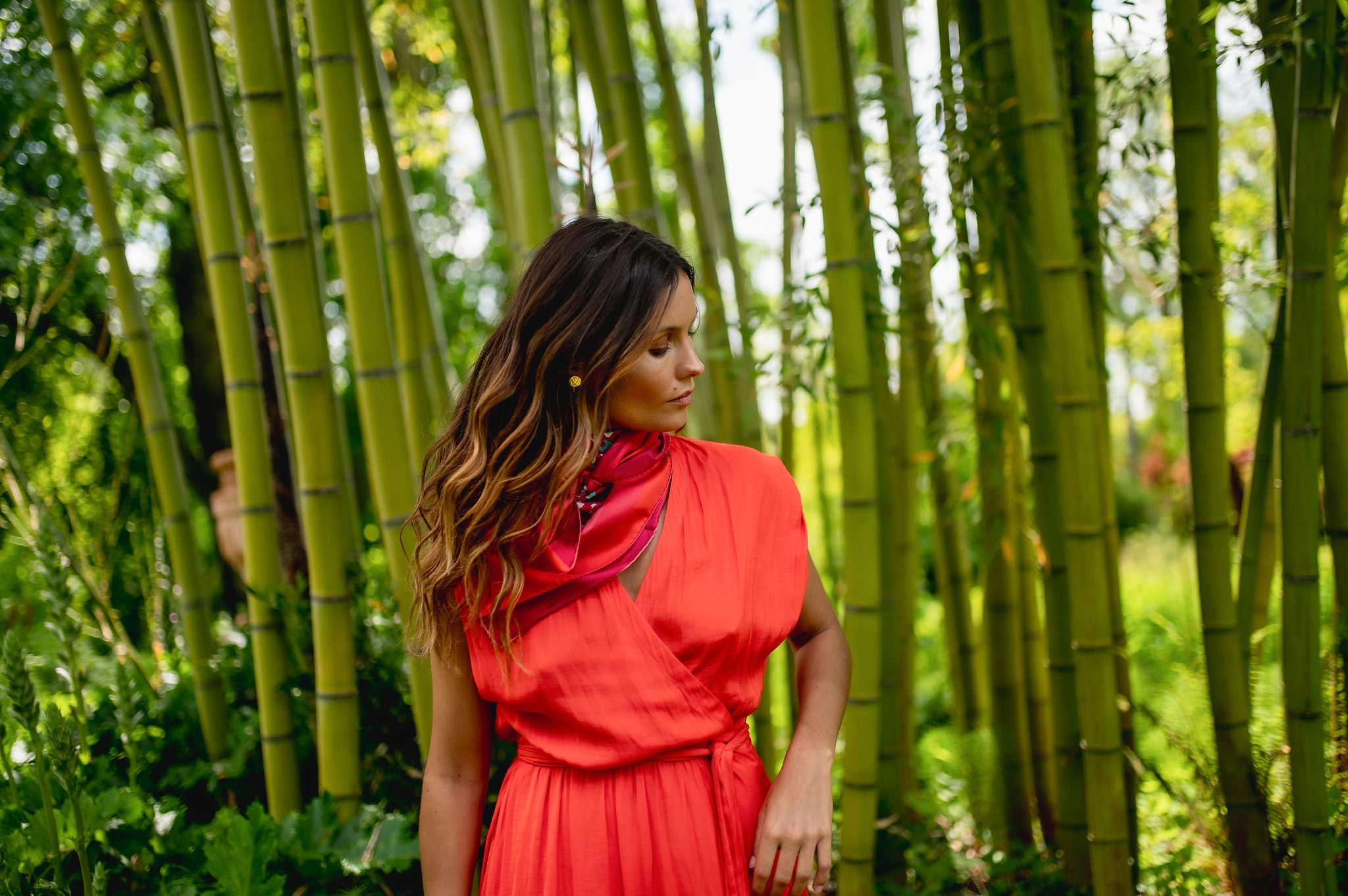 Petrusse Carre Soie 90 - Opal Rouge