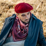 Petrusse Carre Soie 100 - Yse Bordeaux