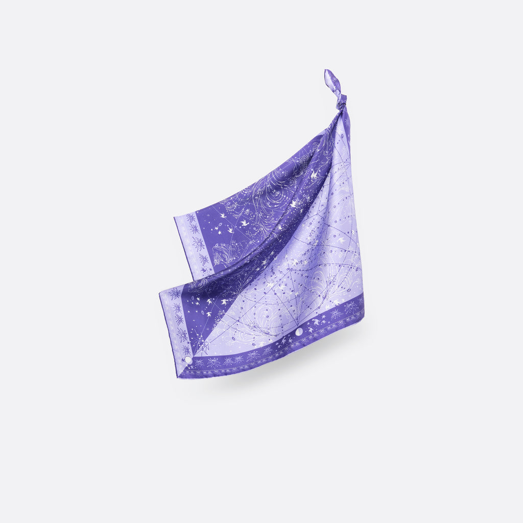 CARRE SOIE 90 - ZENITH LILAS