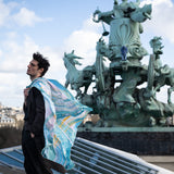 CARRE SOIE 105 - SOUS LE CIEL DE PARIS PASTEL