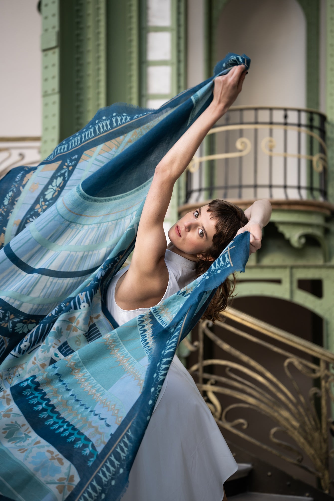 STOLE - SOUS LE CIEL DE PARIS BLUE