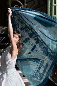 STOLE - SOUS LE CIEL DE PARIS BLUE