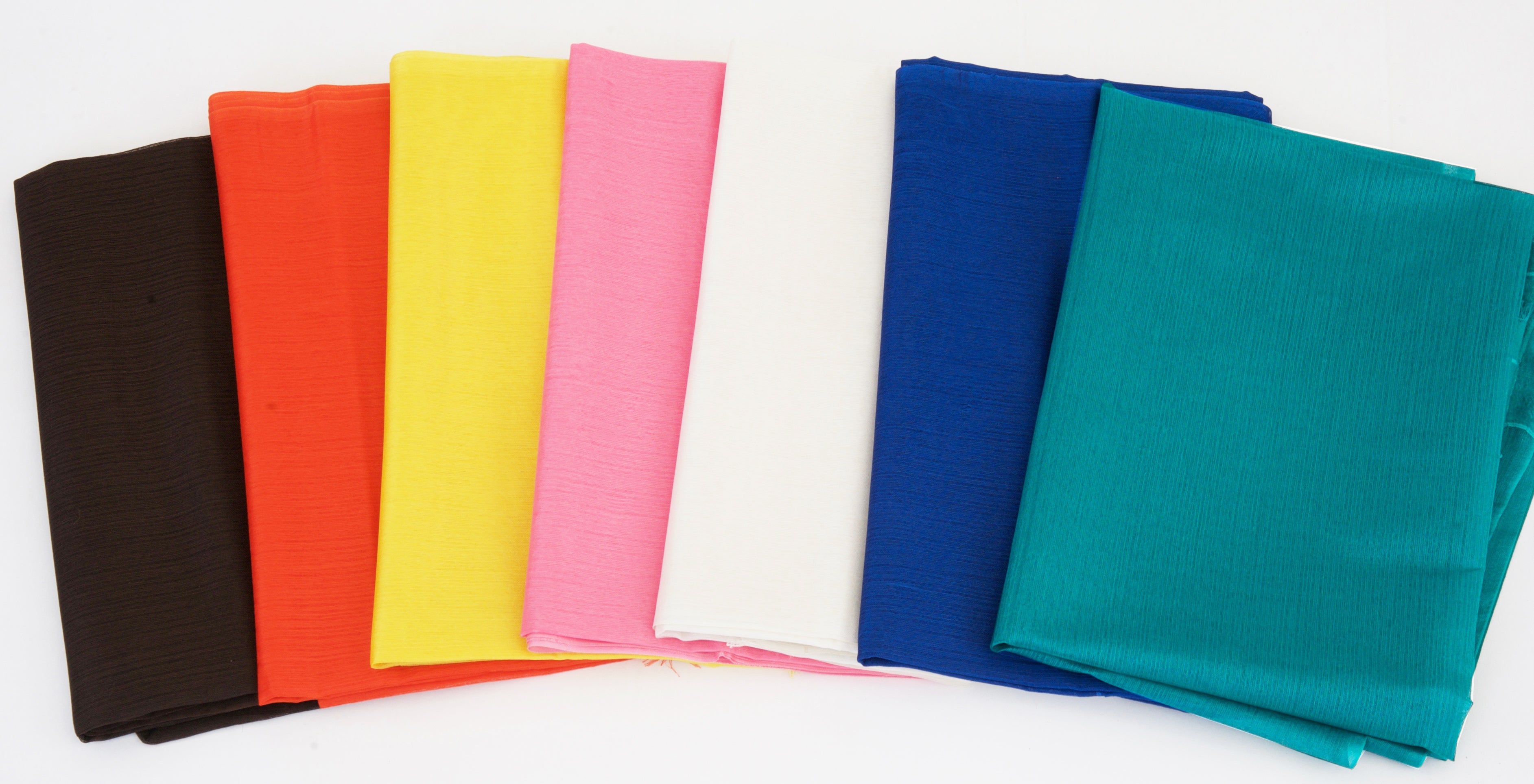 SILK & WOOL STOLE - ORGANZA BLUE