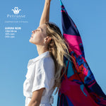 Petrusse Carre Cupro 130 -  Aurora Neon