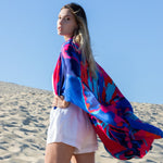 Petrusse Carre Cupro 130 -  Aurora Neon