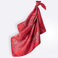 Pochette Eve soie Rouge