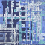 Petrusse Carre Soie 90 - Ariane Aqua