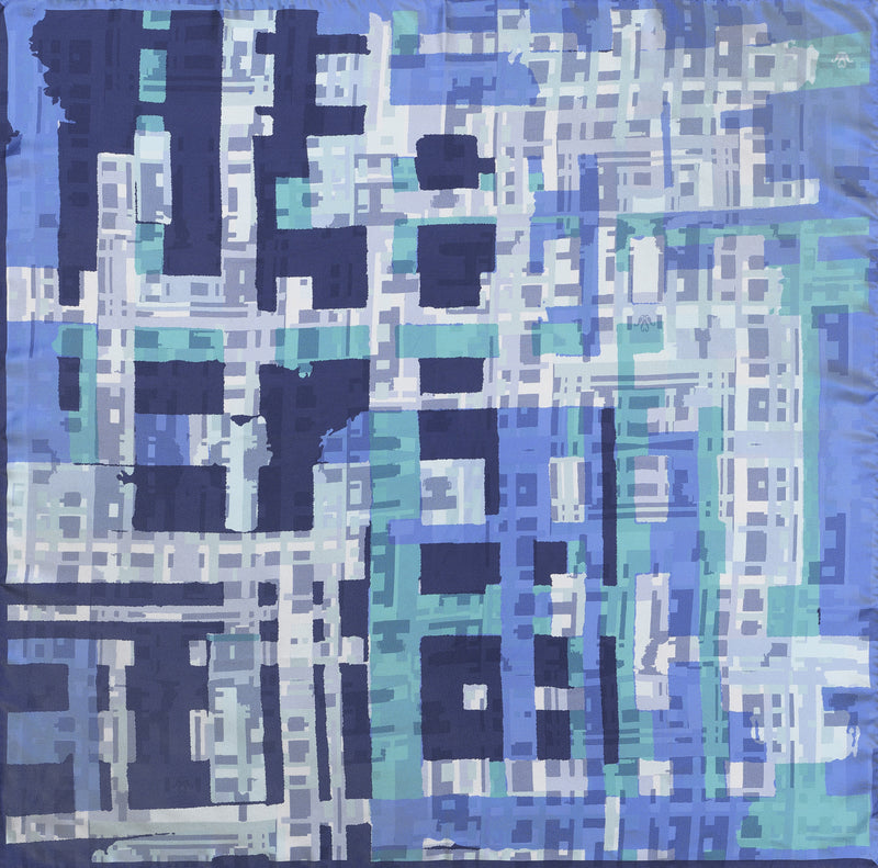 CARRE SOIE 90 - ARIANE AQUA