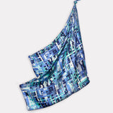 Petrusse Carre Soie 90 - Ariane Aqua