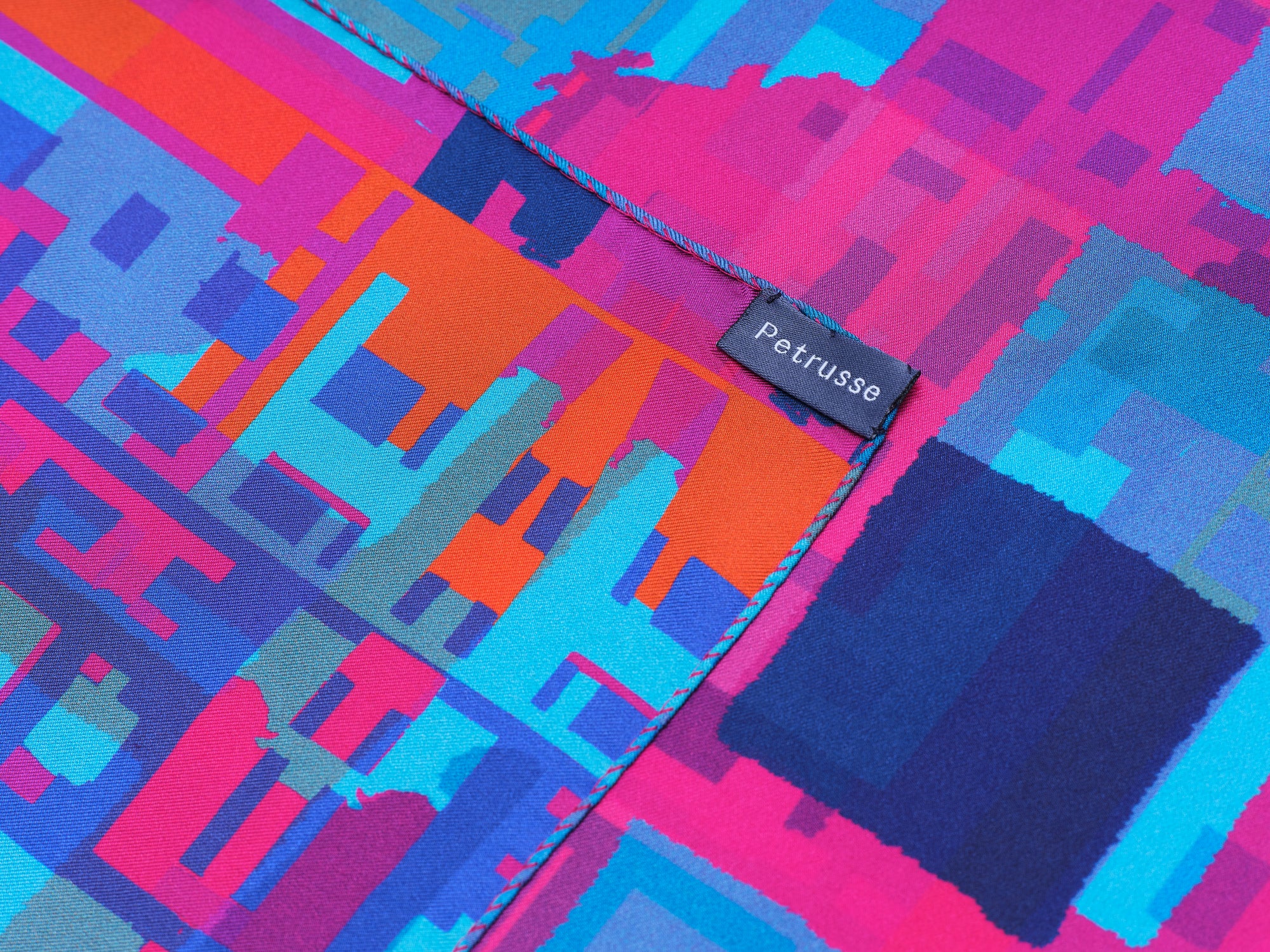 SILK SCARF 90 - ARIANE NEON