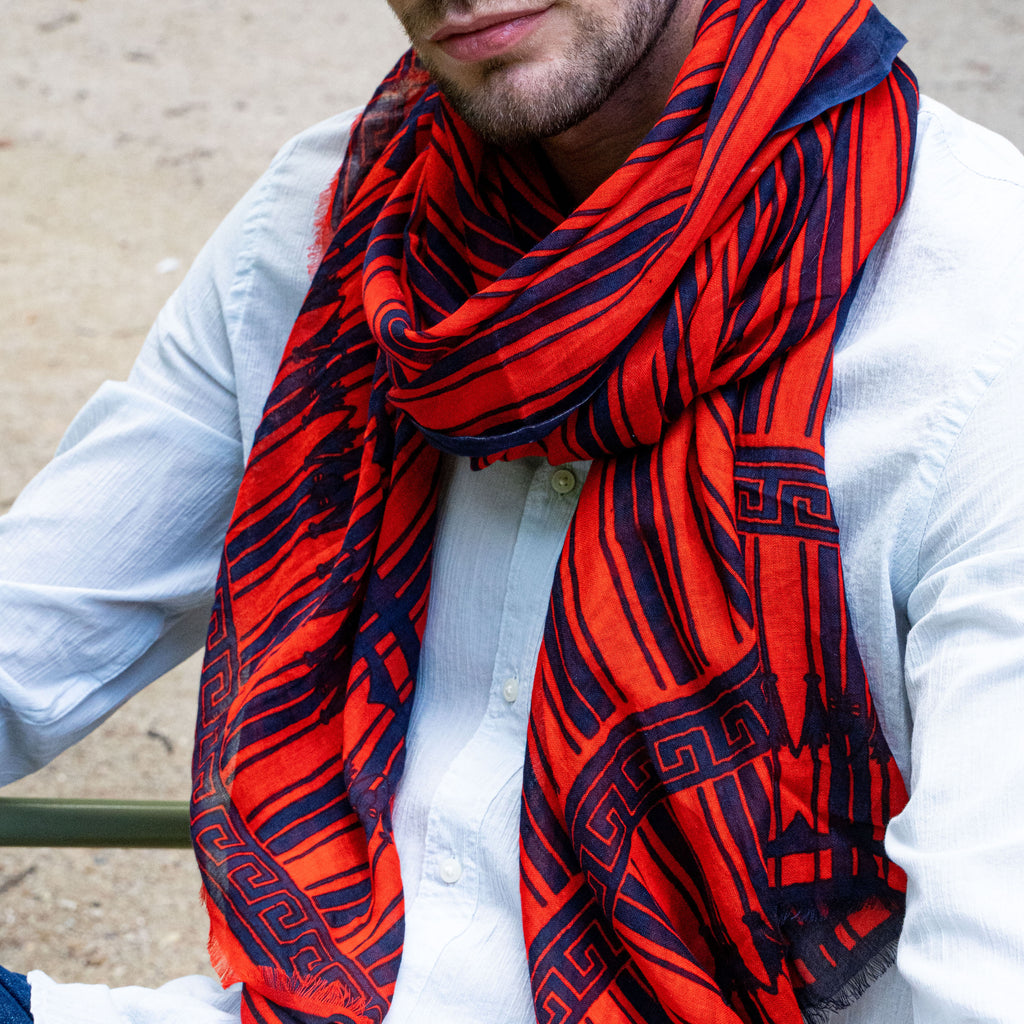 ECHARPE HOMME - BIVOUAC ROUGE