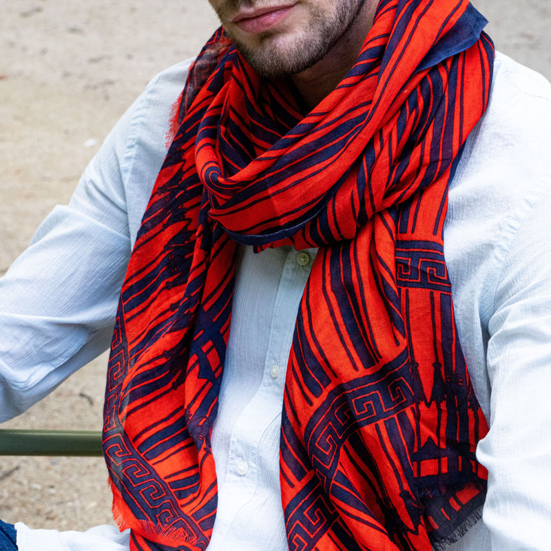 ECHARPE HOMME - BIVOUAC ROUGE