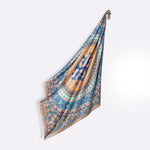 Carré En Soie Petrusse Boheme Terre Bleue | Foulard Pour Femme Et Homme