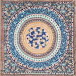 Carré En Soie Petrusse Boheme Terre Bleue | Foulard Pour Femme Et Homme