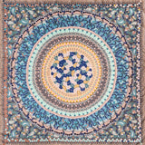 Carré En Soie Petrusse Boheme Terre Bleue | Foulard Pour Femme Et Homme