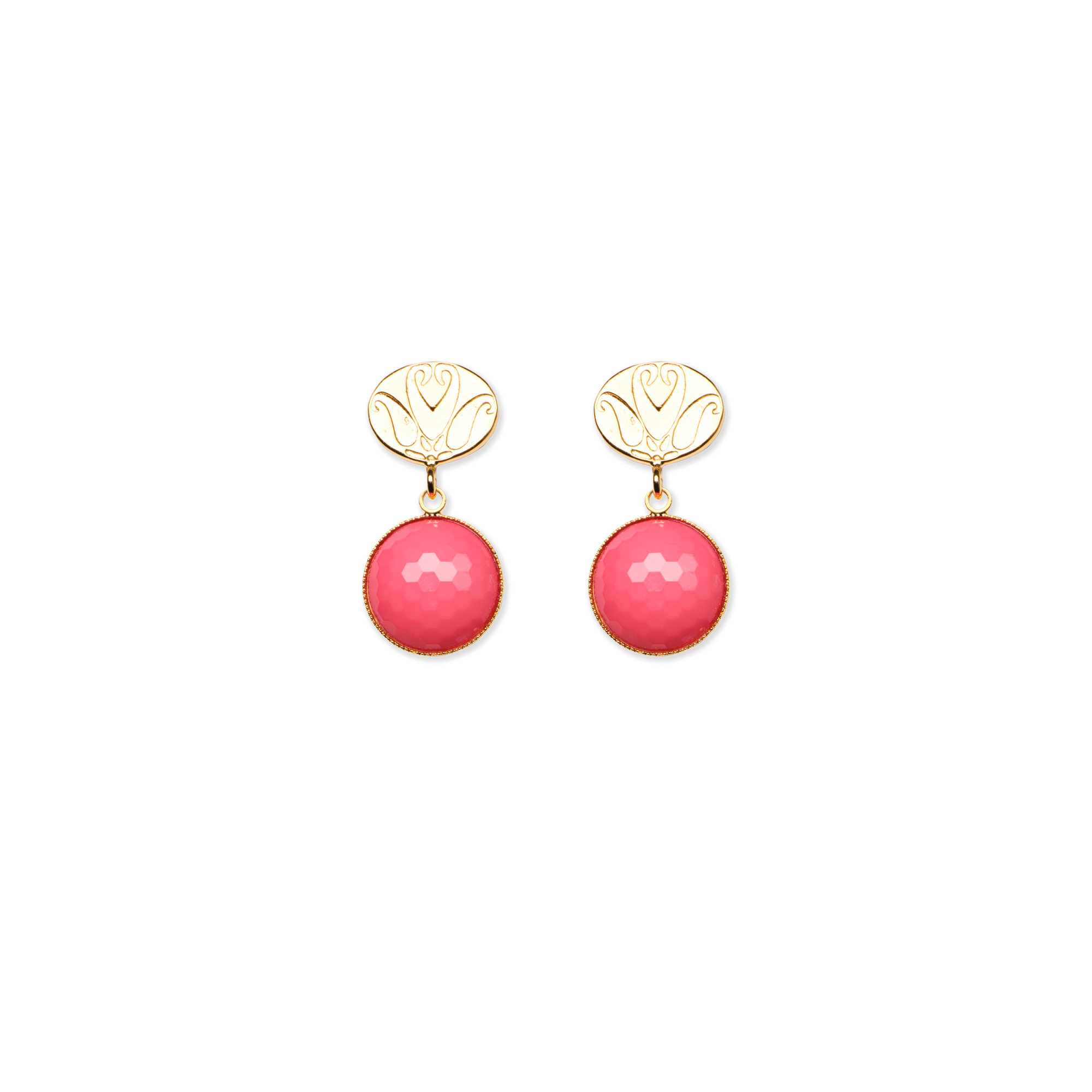 EARRINGS EMMA - SORBET PINK