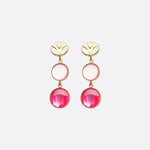 Petrusse Boucles D'Oreilles Juliette - Fuschia
