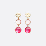 Petrusse Boucles D'Oreilles Juliette - Fuschia