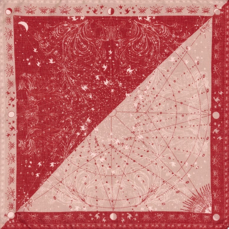  CARRE EN CACHEMIRE PETRUSSE HOMME - ZENITH ROUGE