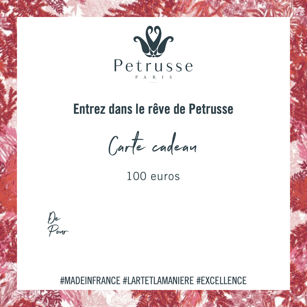 Carte Cadeau Petrusse - A Partir De 50€