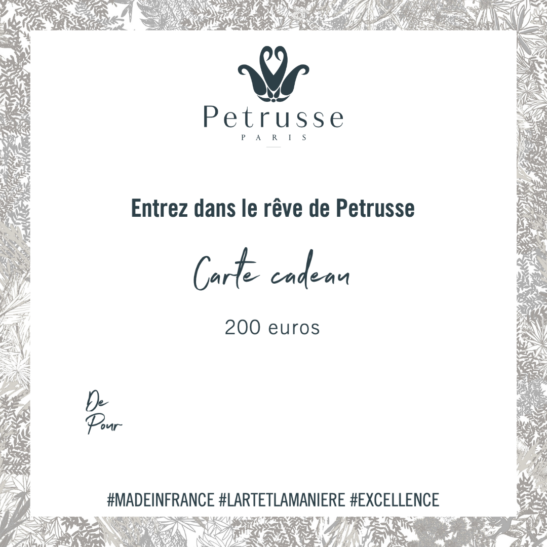 Carte Cadeau Petrusse - A Partir De 50€