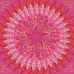 Petrusse Charme Fuchsia, Carré 100% Cupro