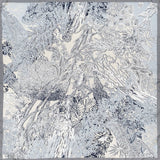 Carré En Soie 90X90 Petrusse Eve Gris | Foulard En Toile De Jouy 