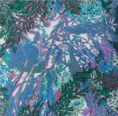 Carré En Soie 90X90 Petrusse Eve Cocktail | Foulard En Toile De Jouy 