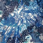 Carré en Laine 140 PETRUSSE EVE BLEU | Écharpe en Toile de Jouy