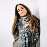 WOOL SCARF 140 - EVE TAUPE