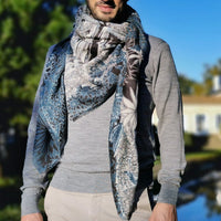 WOOL SCARF 140 - EVE TAUPE