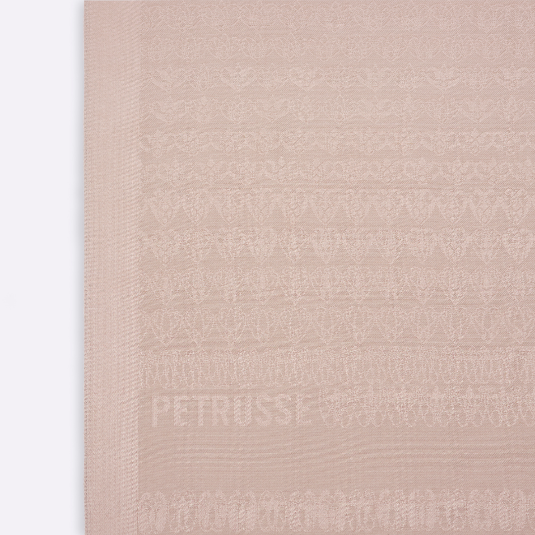 Écharpe En Laine Et Soie Petrusse Eternite Champagne | Made In France
