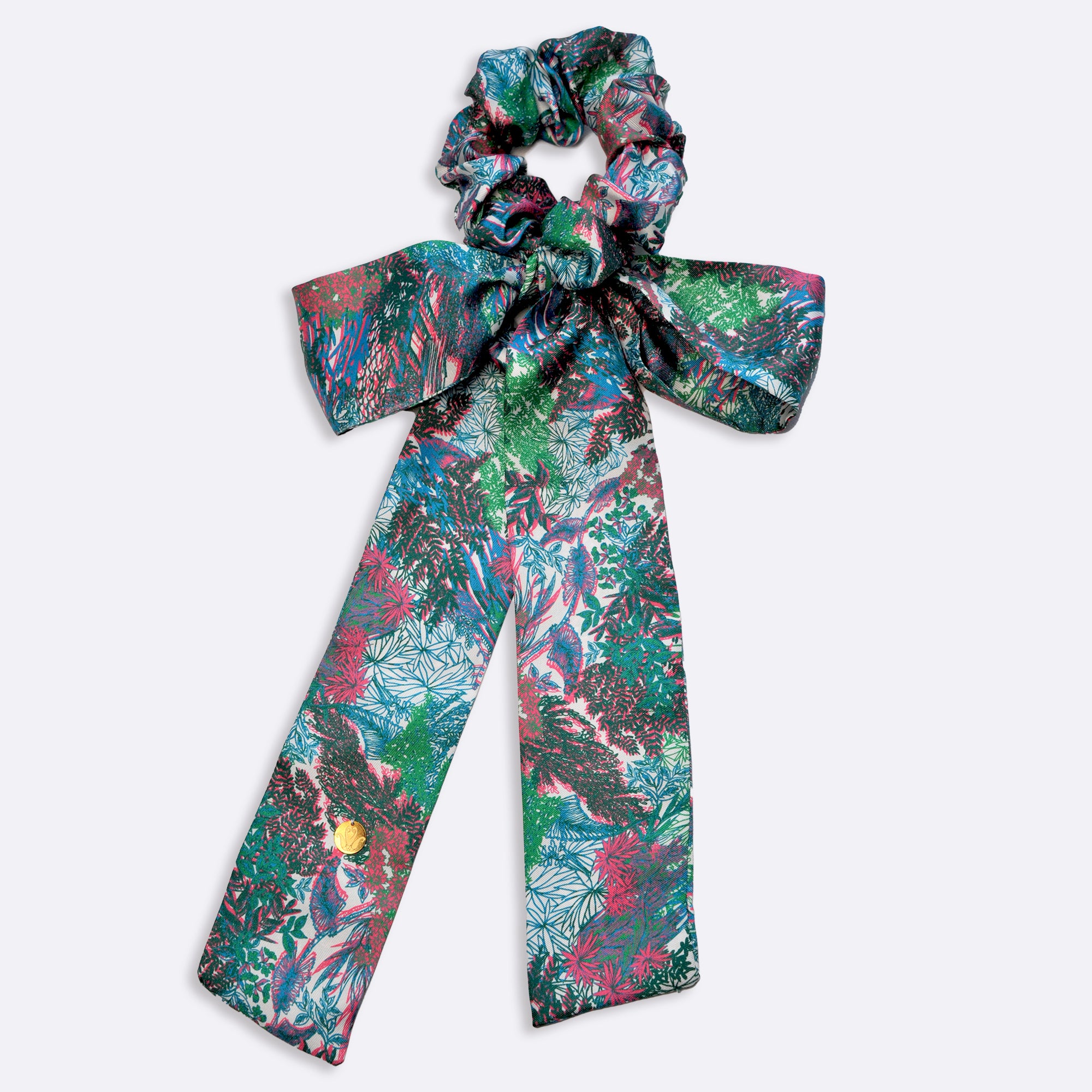 Petrusse Accessoire Cheveux Foulchie en Soie Eve Cocktail