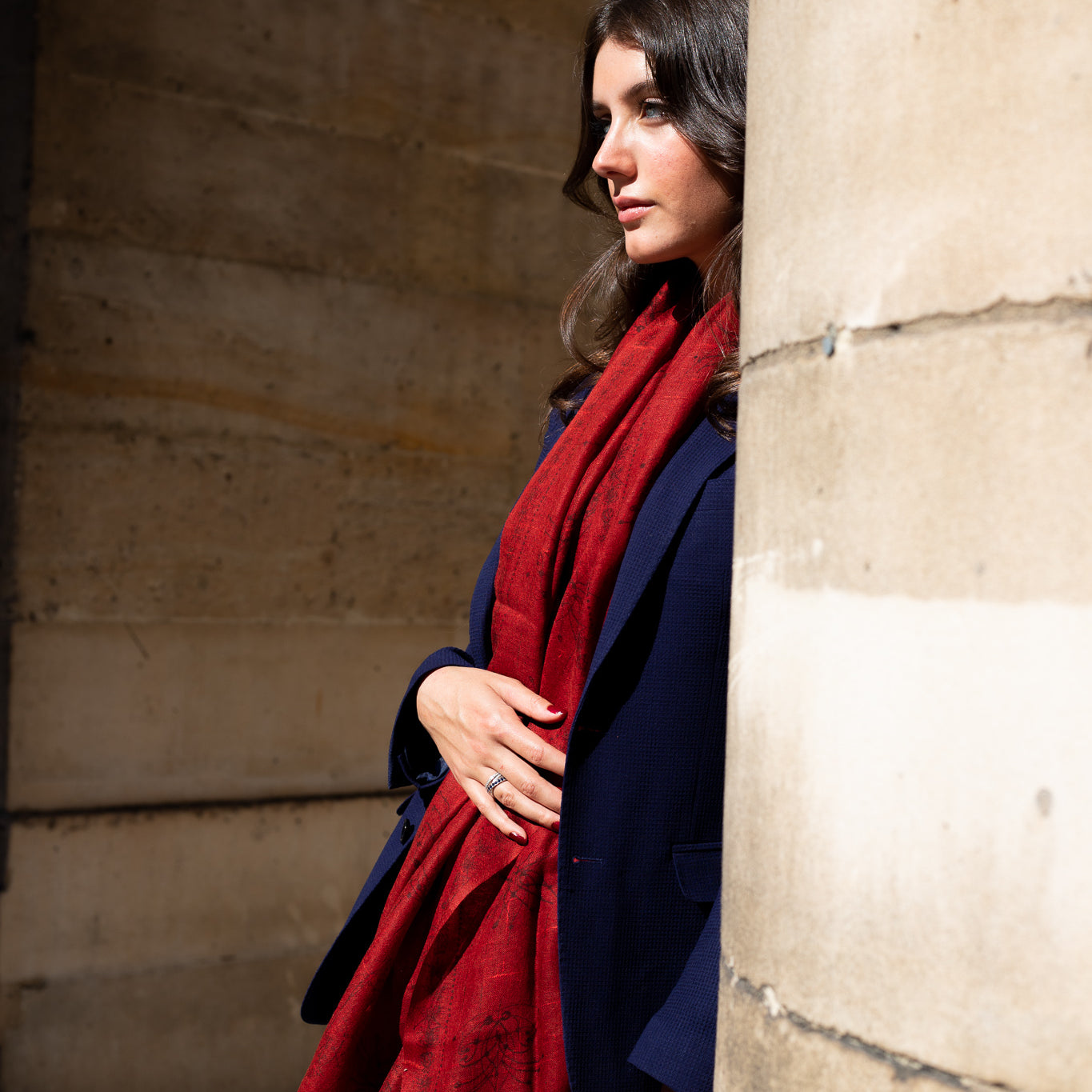 Petrusse Etole en Laine Homme - Astral Rouge