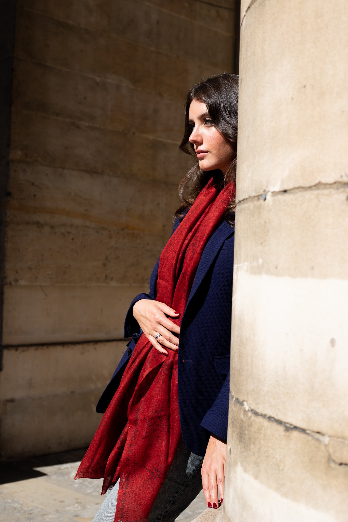 Petrusse Etole en Laine Homme - Astral Rouge
