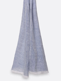 Écharpe en Lin PETRUSSE LODYSSEE NAVY | 100% Fabriqué en France 