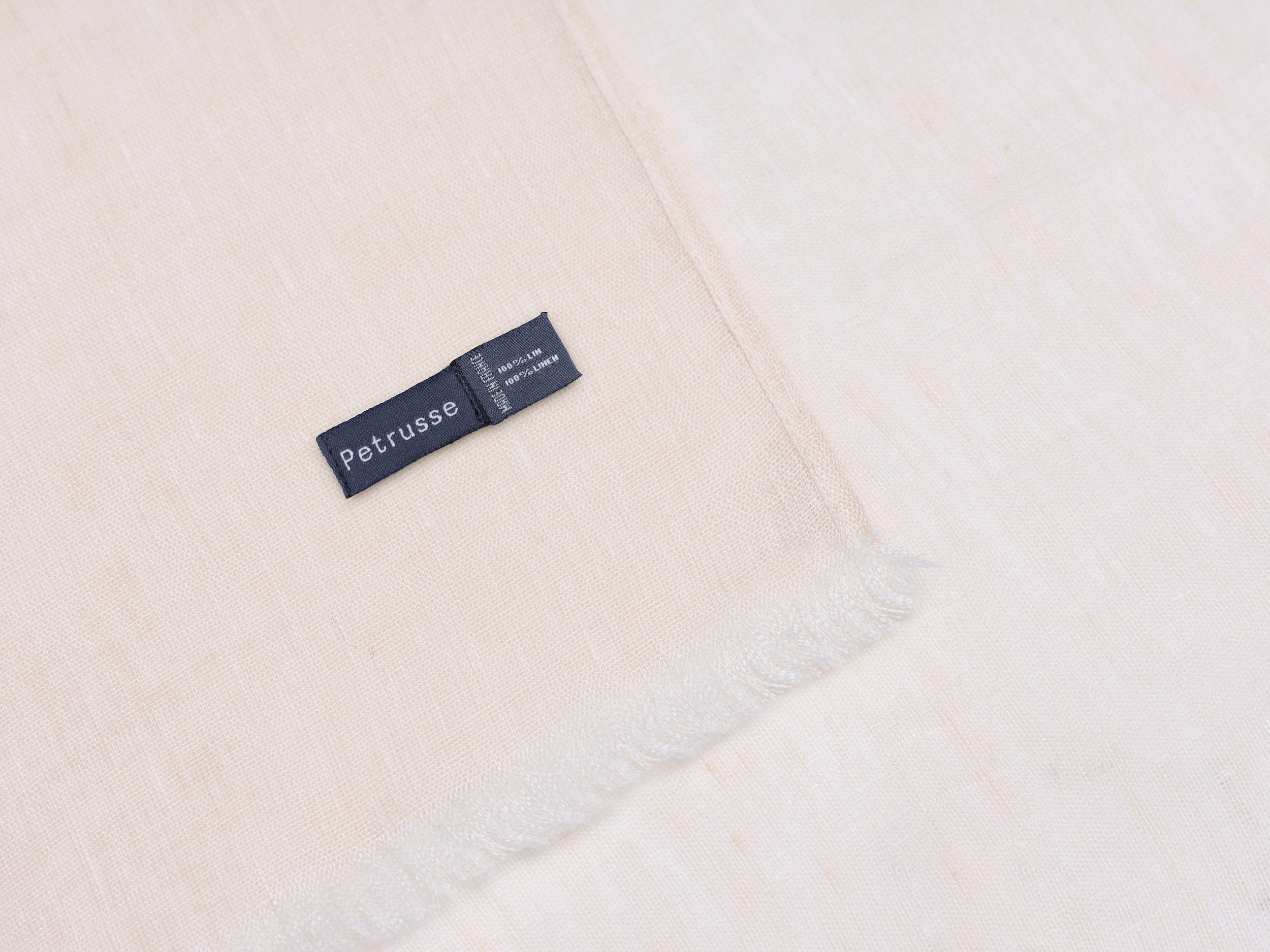 Écharpe En Lin Petrusse Lodyssee Sable | 100% Fabriqué En France 