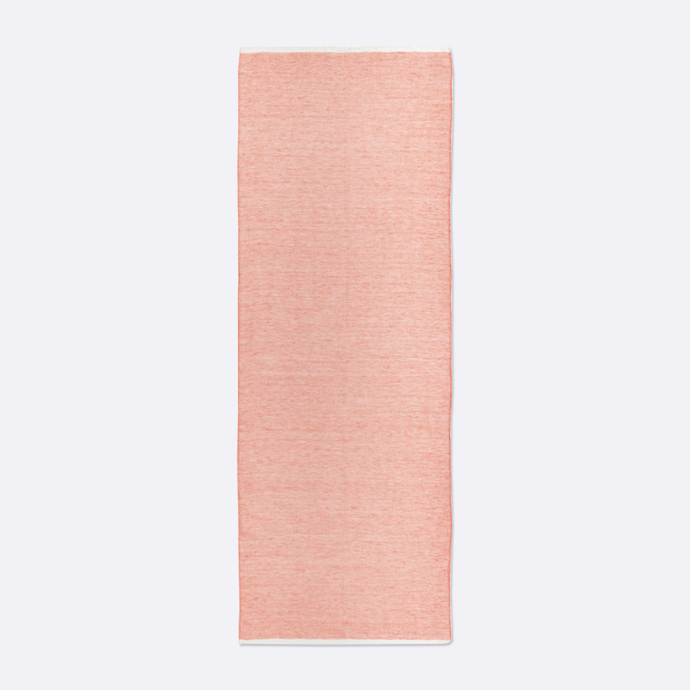 Écharpe En Lin Petrusse Lodyssee Corail | 100% Fabriqué En France 