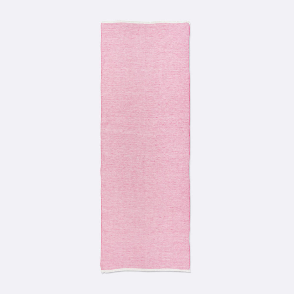 Écharpe En Lin Petrusse Lodyssee Rose | 100% Fabriqué En France 