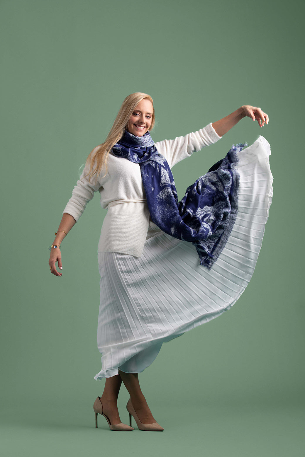 STOLE - LEANDRE DENIM BLUE
