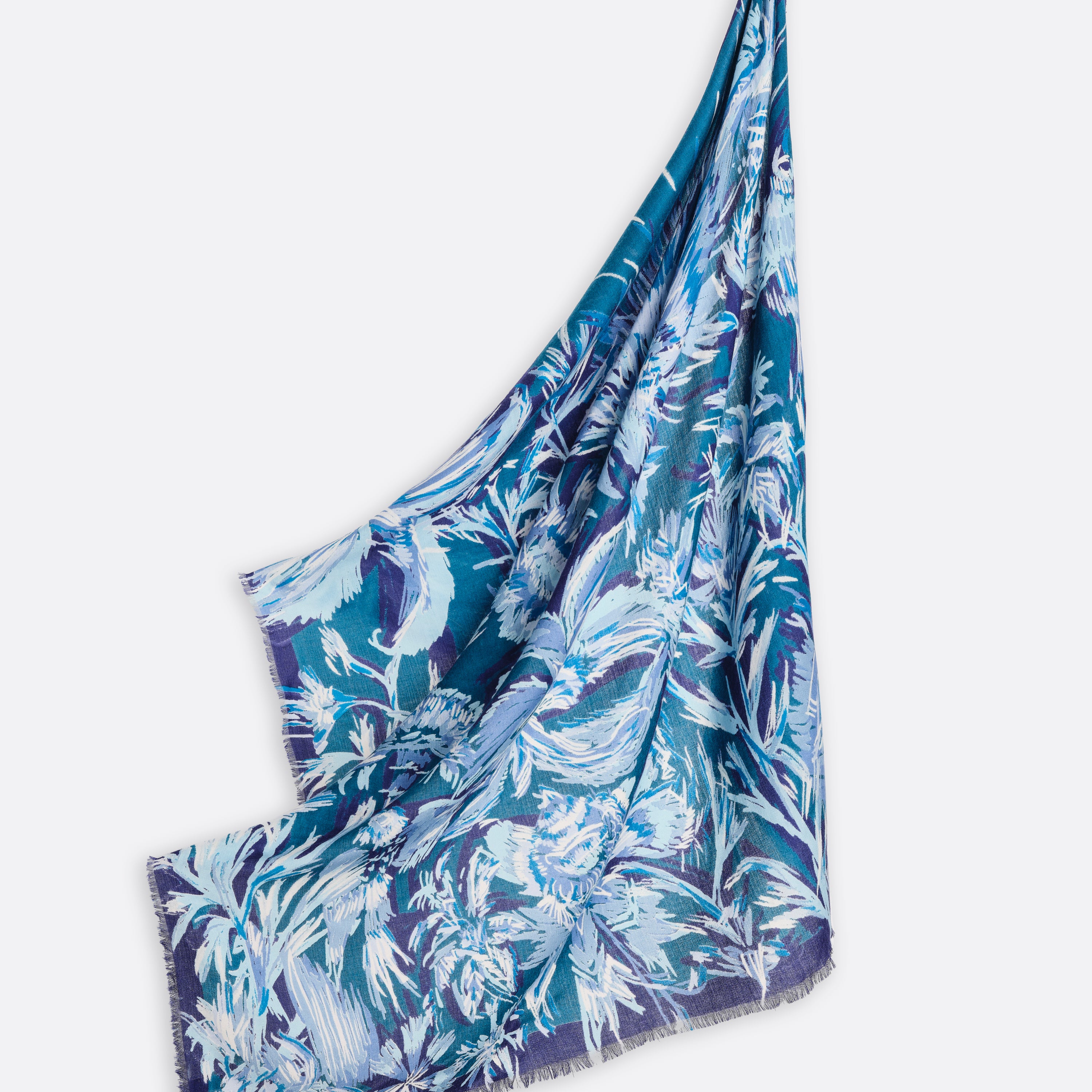 Petrusse Carre Laine 130 - Lena Bleu