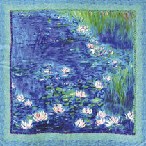 Petrusse Carré De Soie - Nympheas De Claude Monet | Foulard 100% Soie