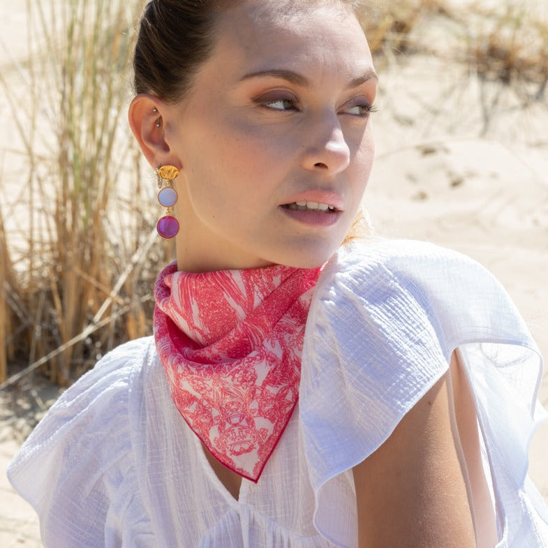 Petrusse Carre Coton 50 - Evanescent Rose