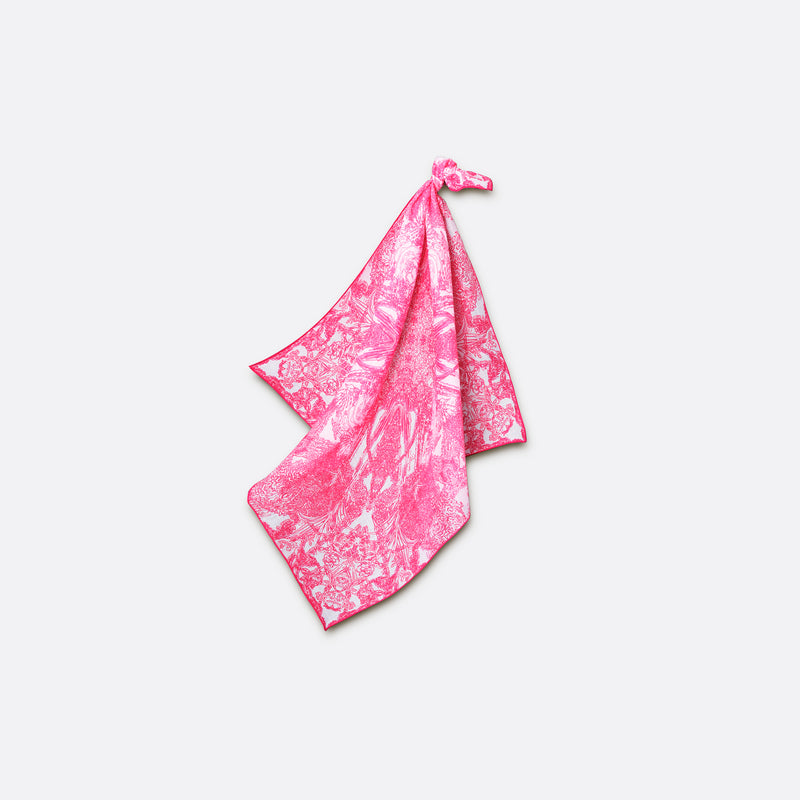 COTTON SCARF 50 - EVANESCENT PINK