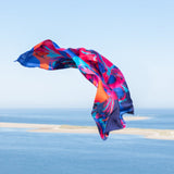 Petrusse Carre Cupro 130 -  Aurora Neon